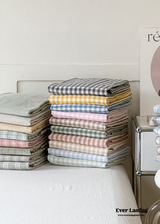 Assorted Gingham & Plaid Bed Sheets