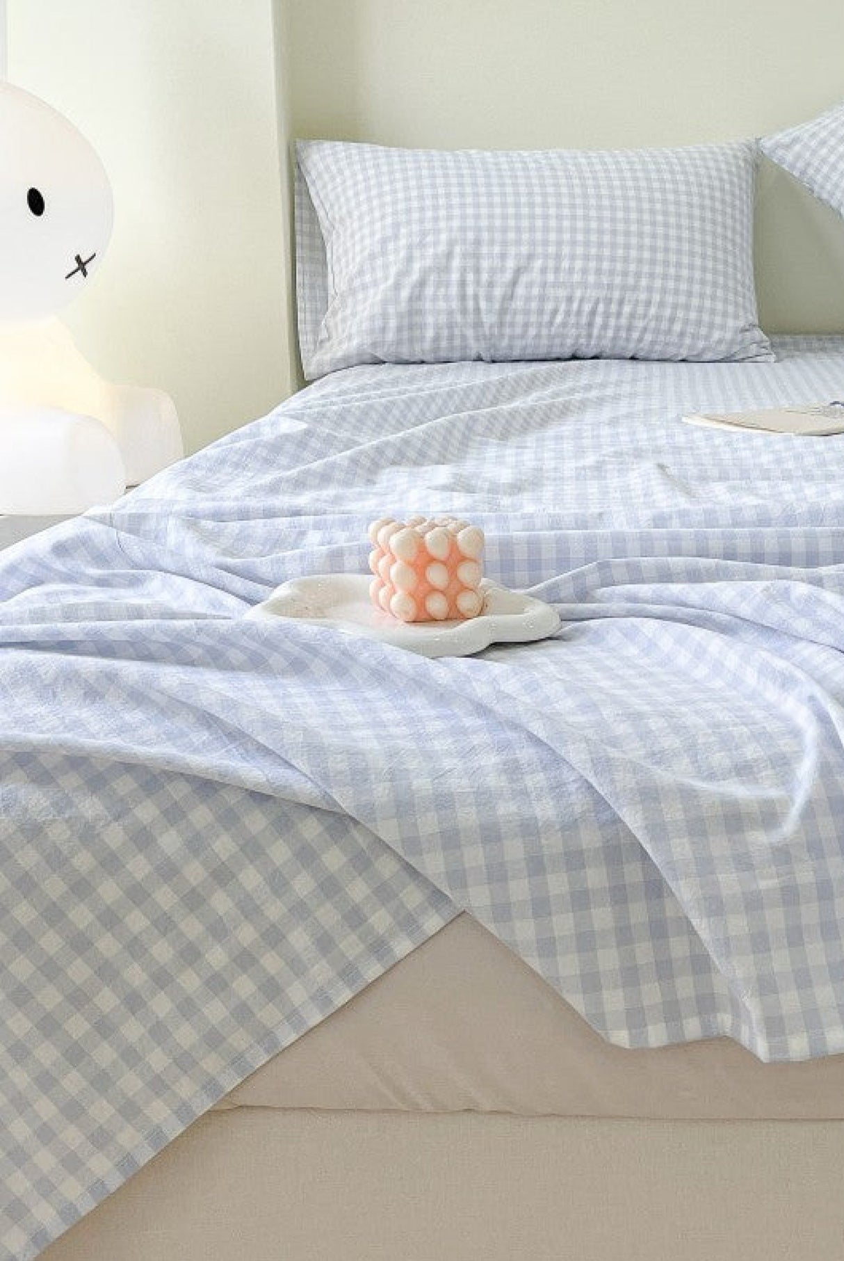 Assorted Gingham & Plaid Bed Sheets
