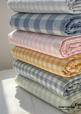 Assorted Gingham & Plaid Bed Sheets