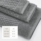 Cotton Diamond Waffle Weave Bath Towel Set - Grayson Collection