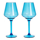 Saint Tropez Acrylic Stemmed Wine Glassware, Set of 2