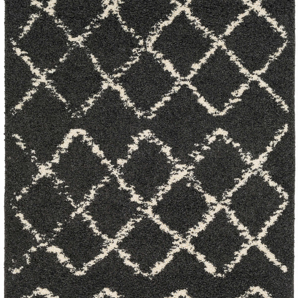 Wallagrass Black Moroccan Shag Rug