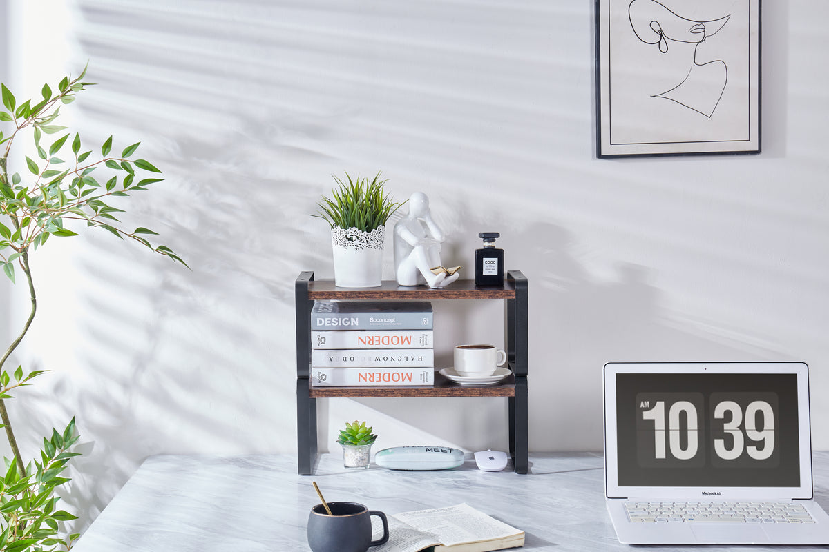 2-Tier Adjustable Storage Shelves