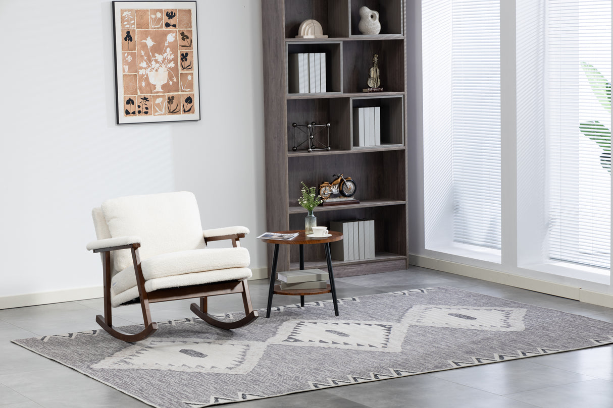 Mid Century Modern Accent Rocking Chair