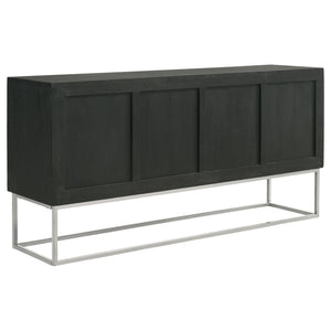 Washoe - 4 Door Accent Cabinet - Walnut