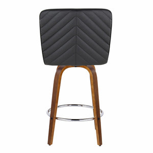26" Contemporary Fixed-Height Counter Stool with Swivel