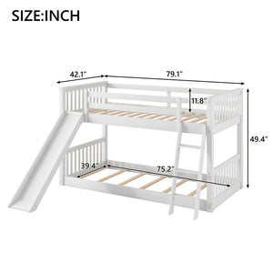 Bunk Bed & Convertible Slide And Ladder