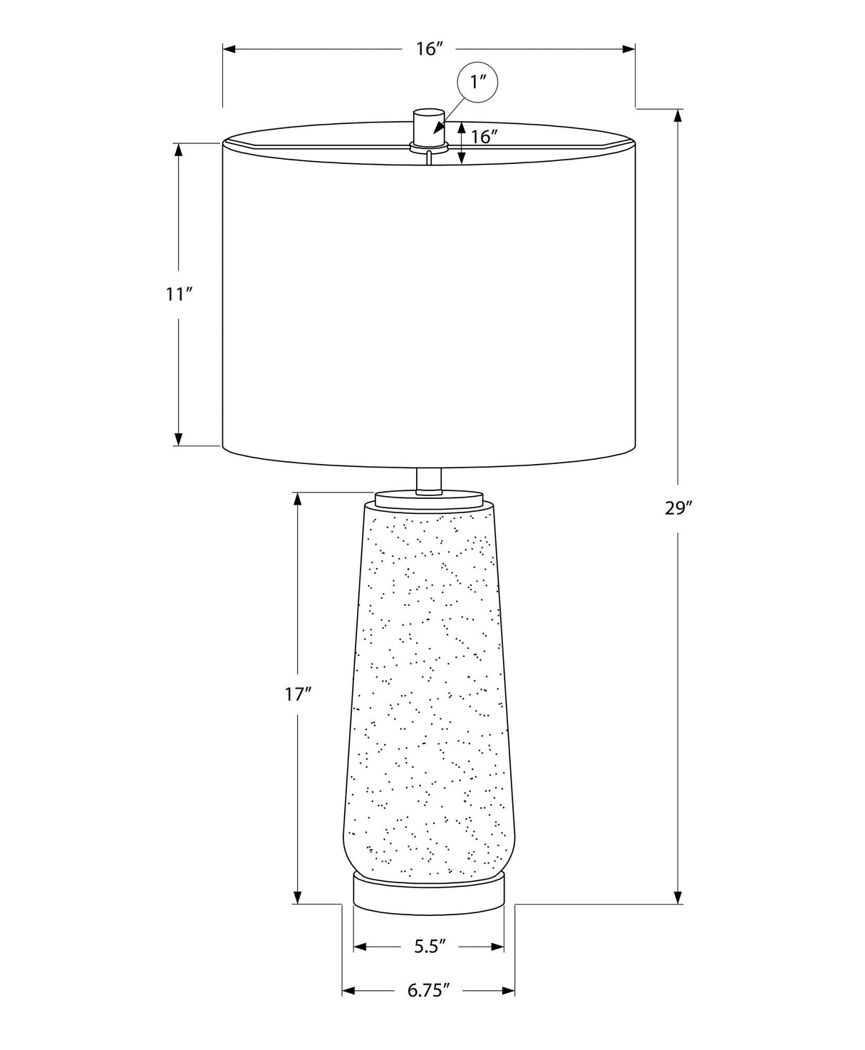 Lighting, Table Lamp, Resin, Modern - Gray - Best Buy Furniture