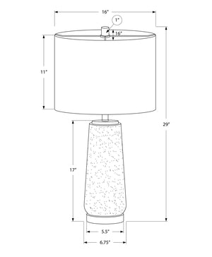 Lighting, Table Lamp, Resin, Modern - Gray - Best Buy Furniture
