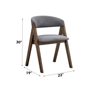 Keiki - Side Chair (Set of 2) - Gray - Best Buy Furniture