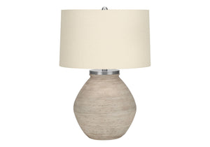 Lighting, Table Lamp, Concrete, Resin, Contemporary - Cream - Best Buy Furniture