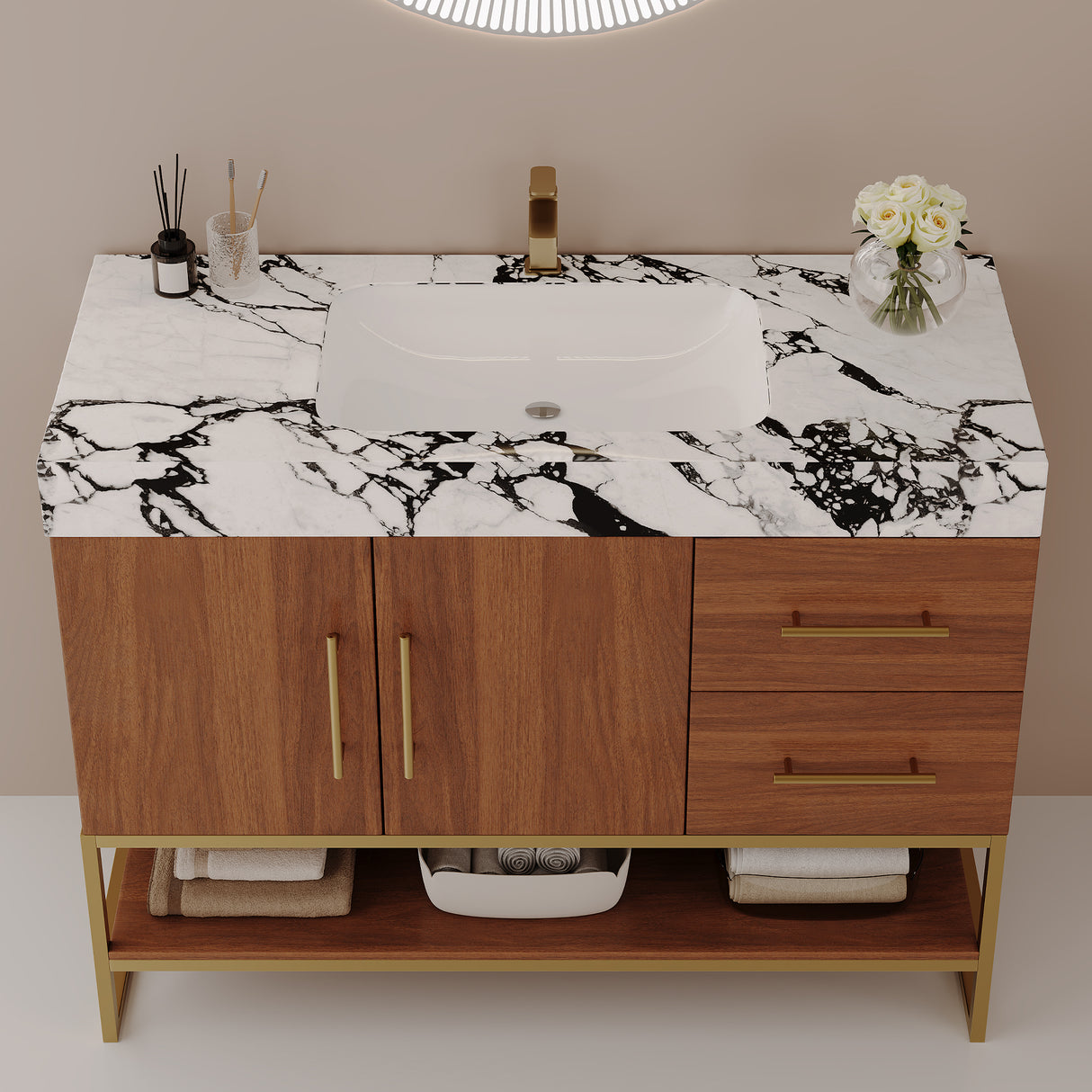 36" Modern Free-Standing Bathroom Vanity