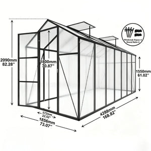 Gain Height Windproof house With Raised Base
