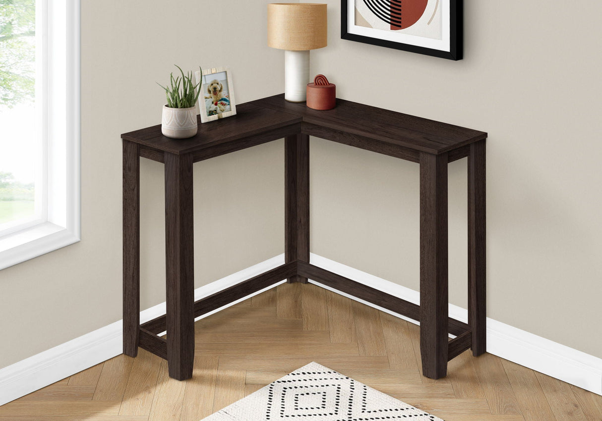 Corner Accent Console Table For Entryway, Unique Design Contemporary & Modern - Best Buy Furniture