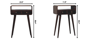 Solid Wood Mini California Console Table