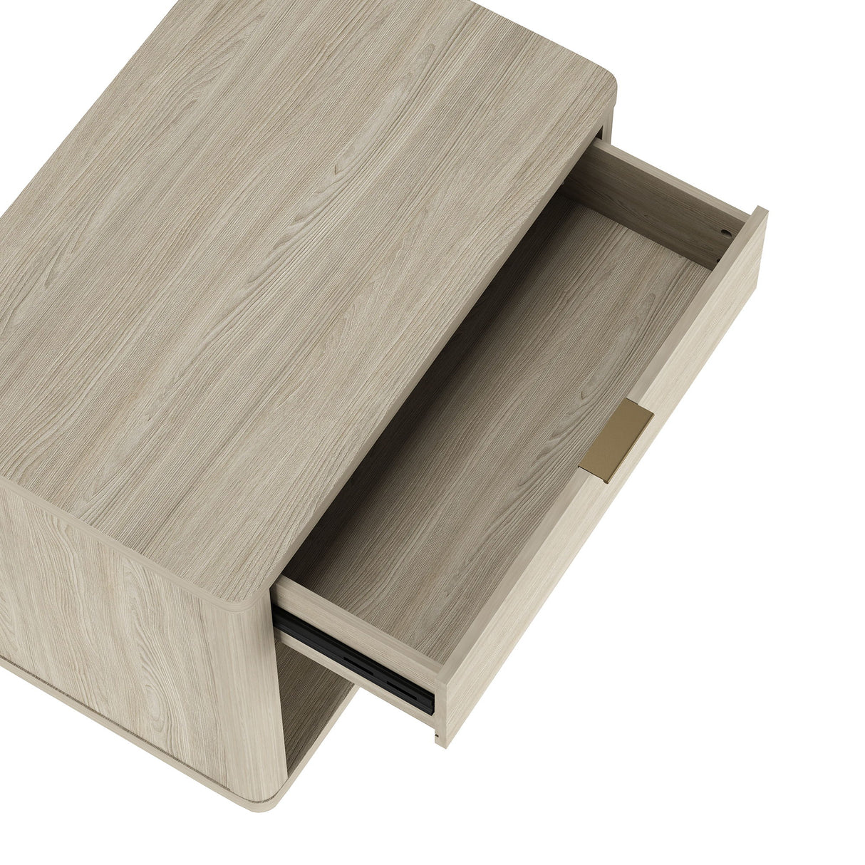Evelyn - Nightstand With 1 Drawer And Open Shelf
