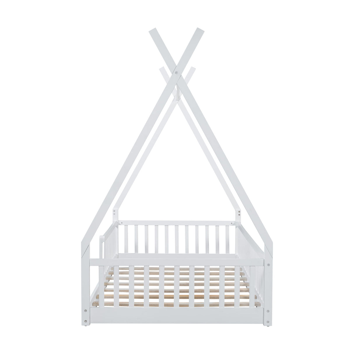 House Shaped Design Bed With Fence