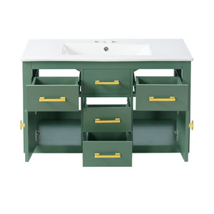36'' Wall Mounted Bathroom Cabinet – French Style Bathroom Vanity