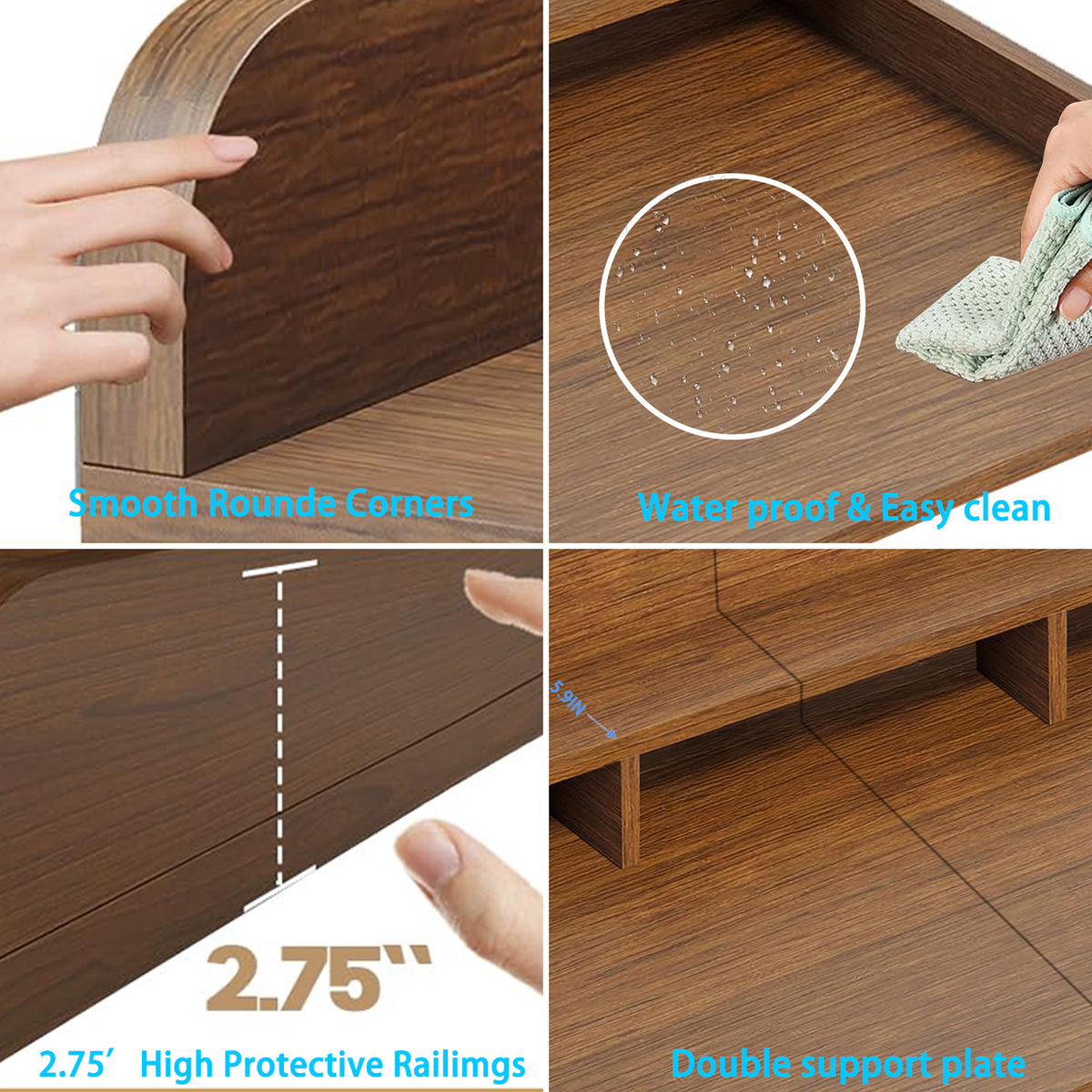 Washer Dryer Countertop with Non-Slip Pads