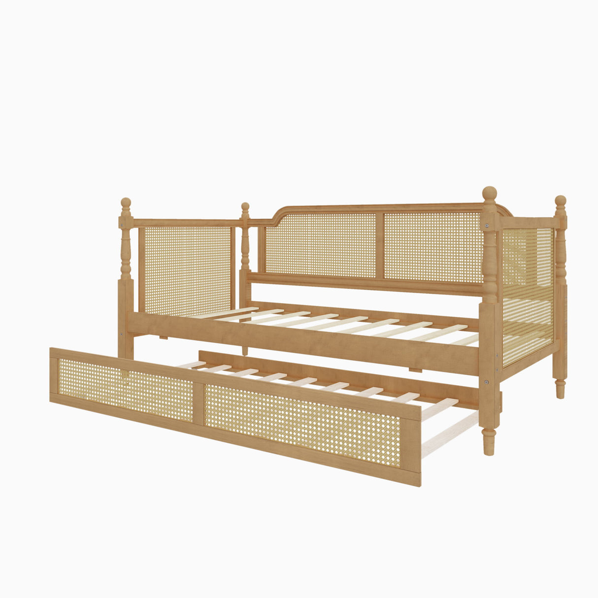 Traditional Style Daybed With Trundle