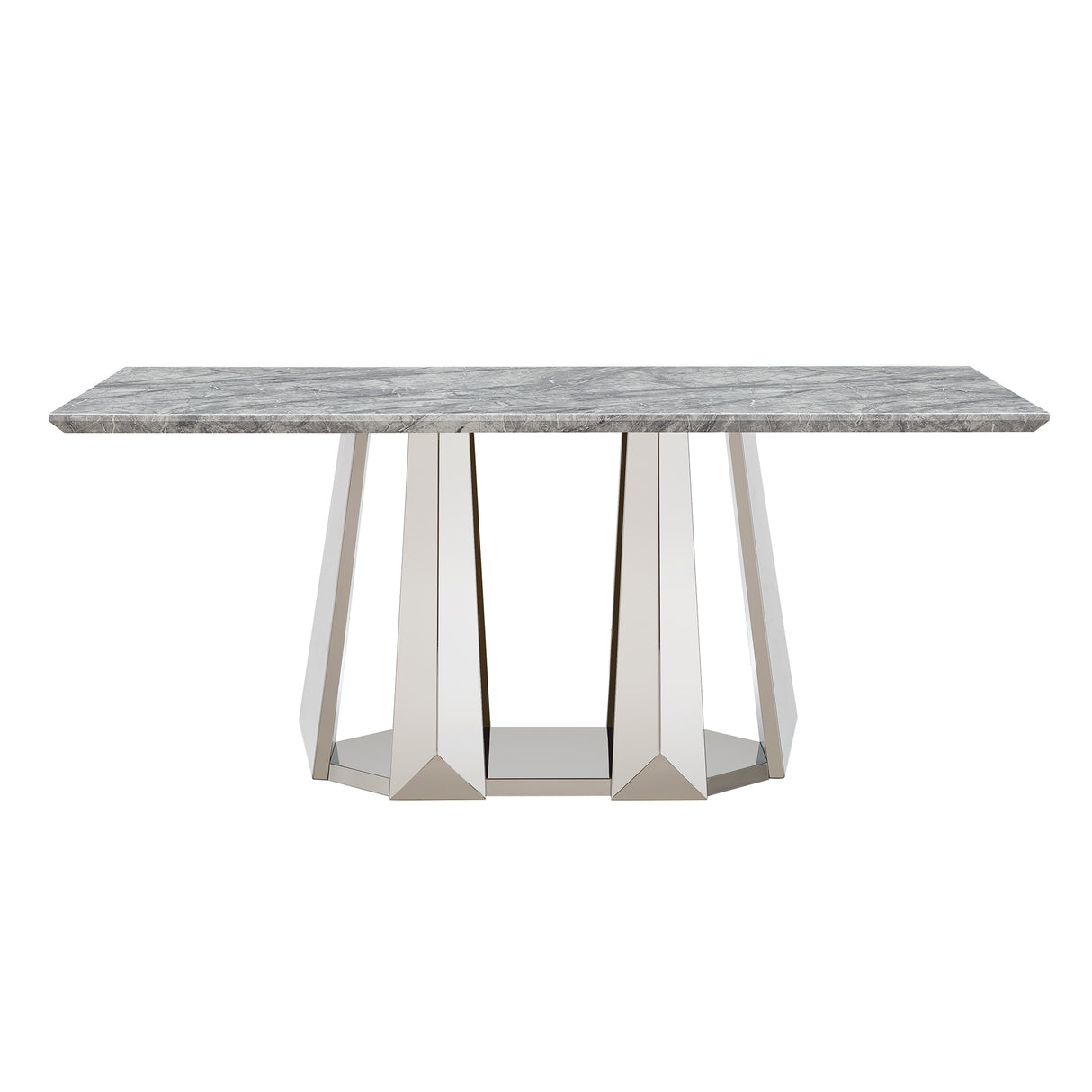 Marble Dining Table for 6 People
