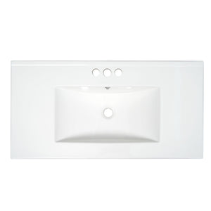 Shaker Free Standing Bathroom Vanity Cabinet & Sink, Soft Close Drawers, Soft Close Doors