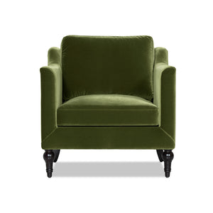 Josephine 33" Upholstered Accent Chair, Olive