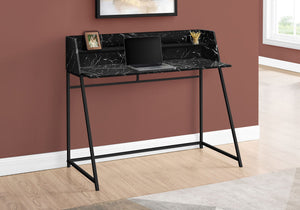 Computer Desk For Home Office, Laptop, Storage Shelves, Marble Look Contemporary & Modern - Best Buy Furniture