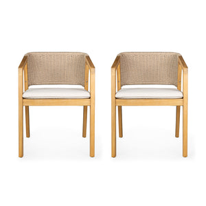 Patio Dining Chair (Set of 2) - Light Teak