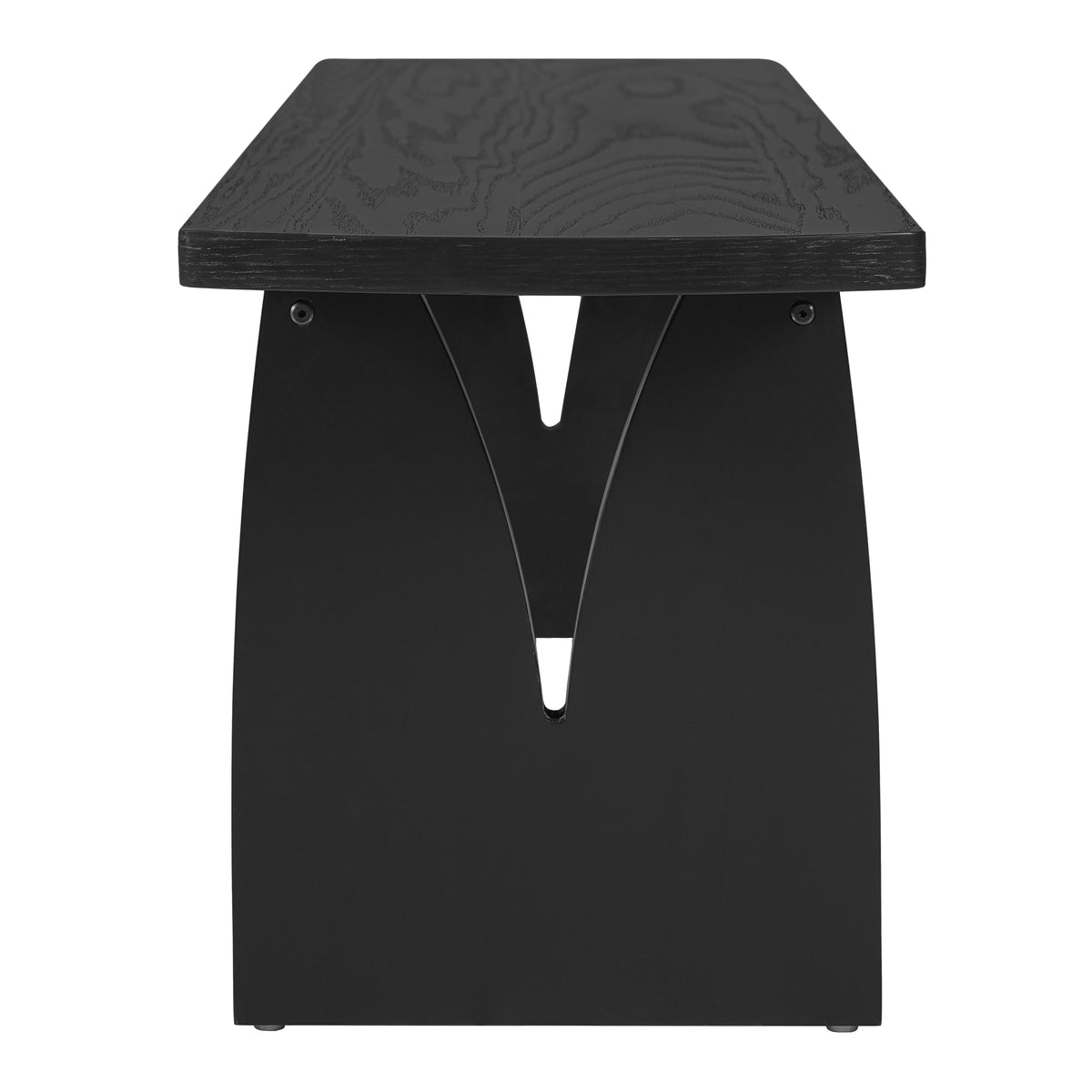Black Modern Dining Bench