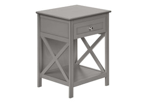 Accent End Table, 2 Tier, Storage Drawer, Transitional Style - Best Buy Furniture