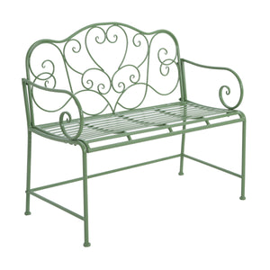 Sunnydaze Outdoor Garden Bench - Green