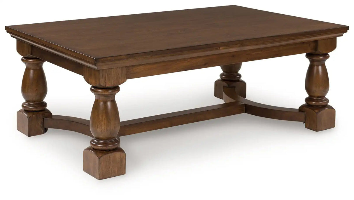 Sturlayne - Rectangular Cocktail Table - Brown - Best Buy Furniture