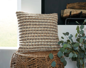 Nealington - Pillow (Set of 4) - Brown / Black / White - Best Buy Furniture