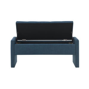 Modern Upholstered Large Bed End Bench With Storage