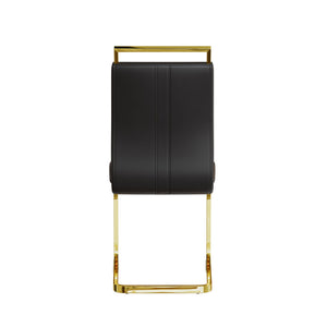 Side Dining Room Chair, Padded Seat High Back