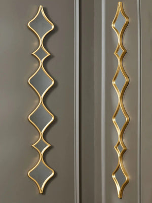 Harriswood - Accent Mirror Set (Set of 2) - Gold Finish - Best Buy Furniture
