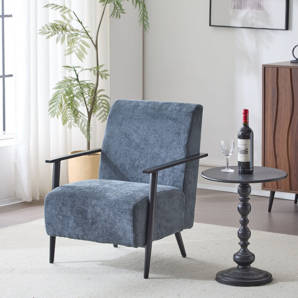 Modern Lounge Chair With Polyester Upholstery - Best Buy Furniture