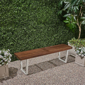 Intrinsic - Outdoor Dining Bench With Slat Top - Best Buy Furniture