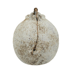 9.8x8.3x10.3" Hand-Pulled Decorative Ceramic Jug with Worn Finish