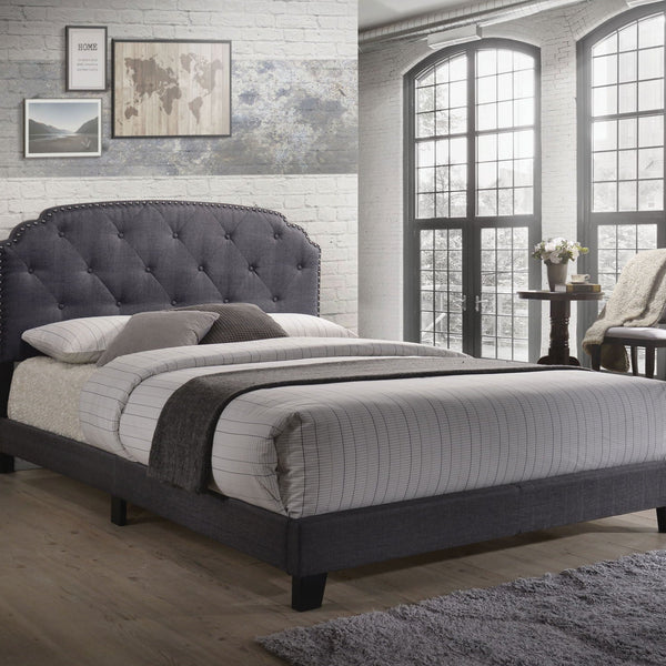 Tradilla - Queen Bed - Gray - Best Buy Furniture