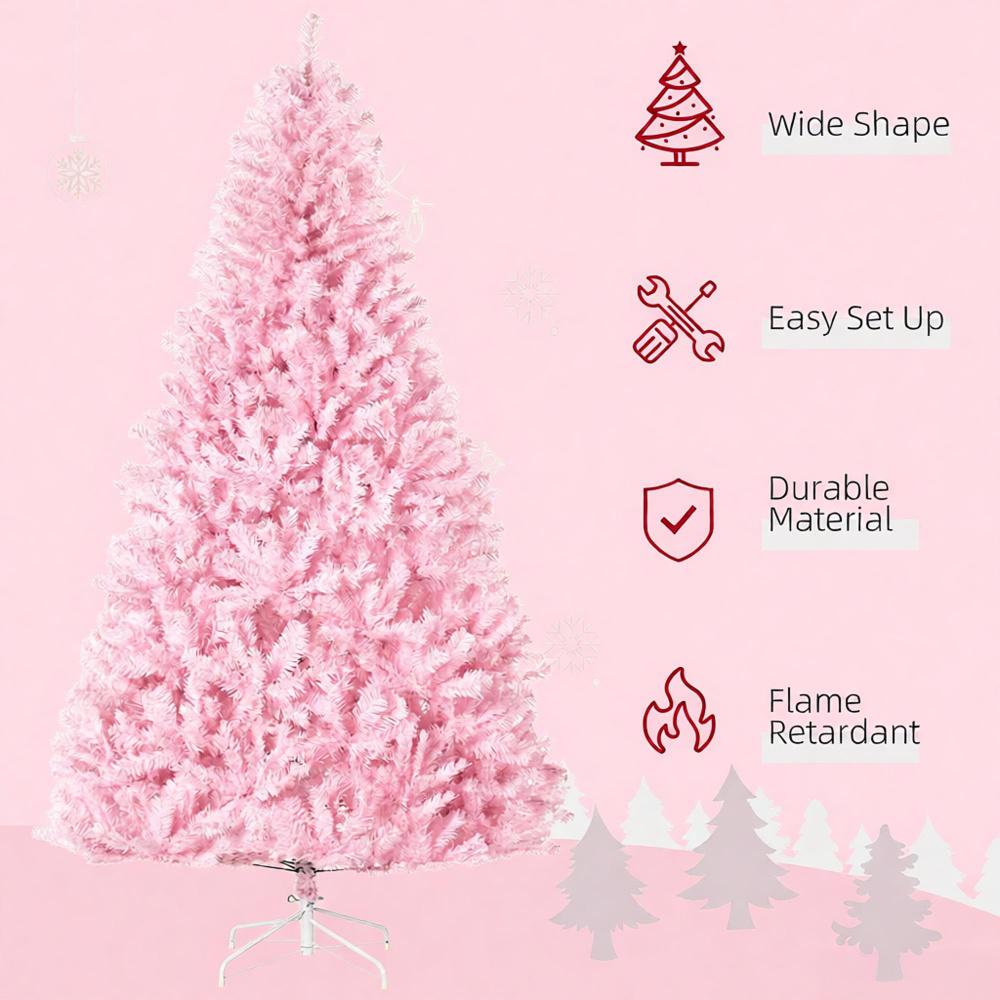 Artificial Christmas Tree - Pink 7ft
