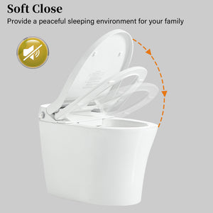 Smart Toilet with Built-in Heated Seat