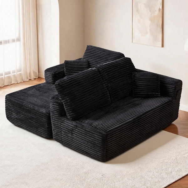Cloud Sectional Couch with L-Shape Chaise