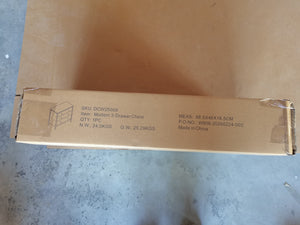 Modern 3 Drawer Dresser Chest