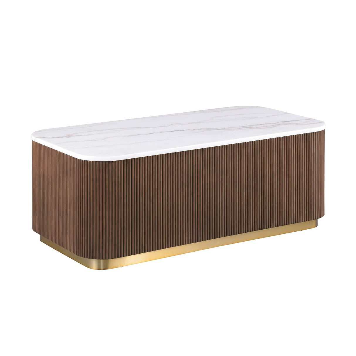 Rectangle Cocktail Table Genuine Accent Plinth Base