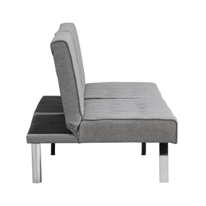Modern Sofa Bed With Wood Frame And Stainless Legs