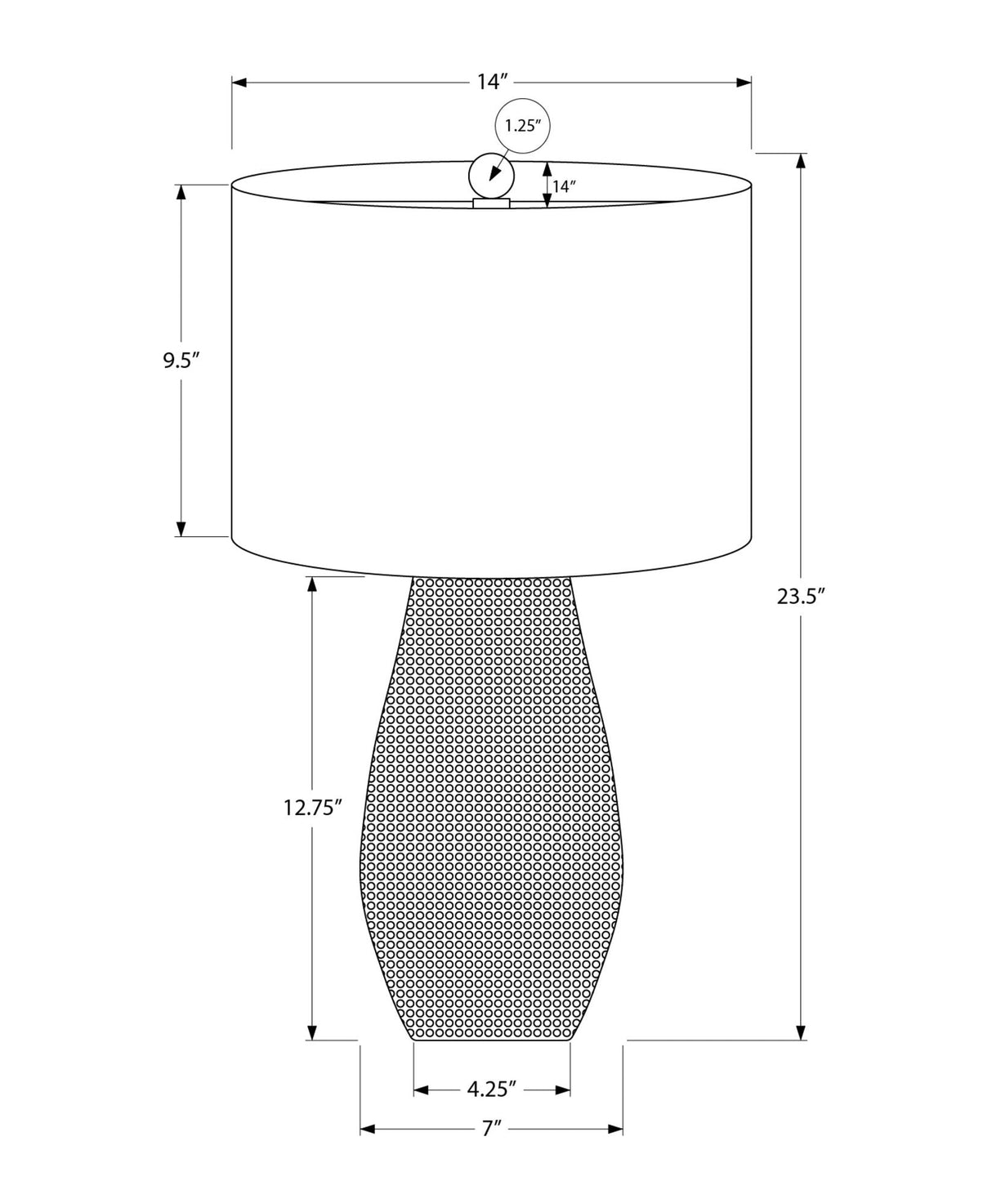 Lighting, Table Lamp, Resin, Contemporary - Gray - Best Buy Furniture
