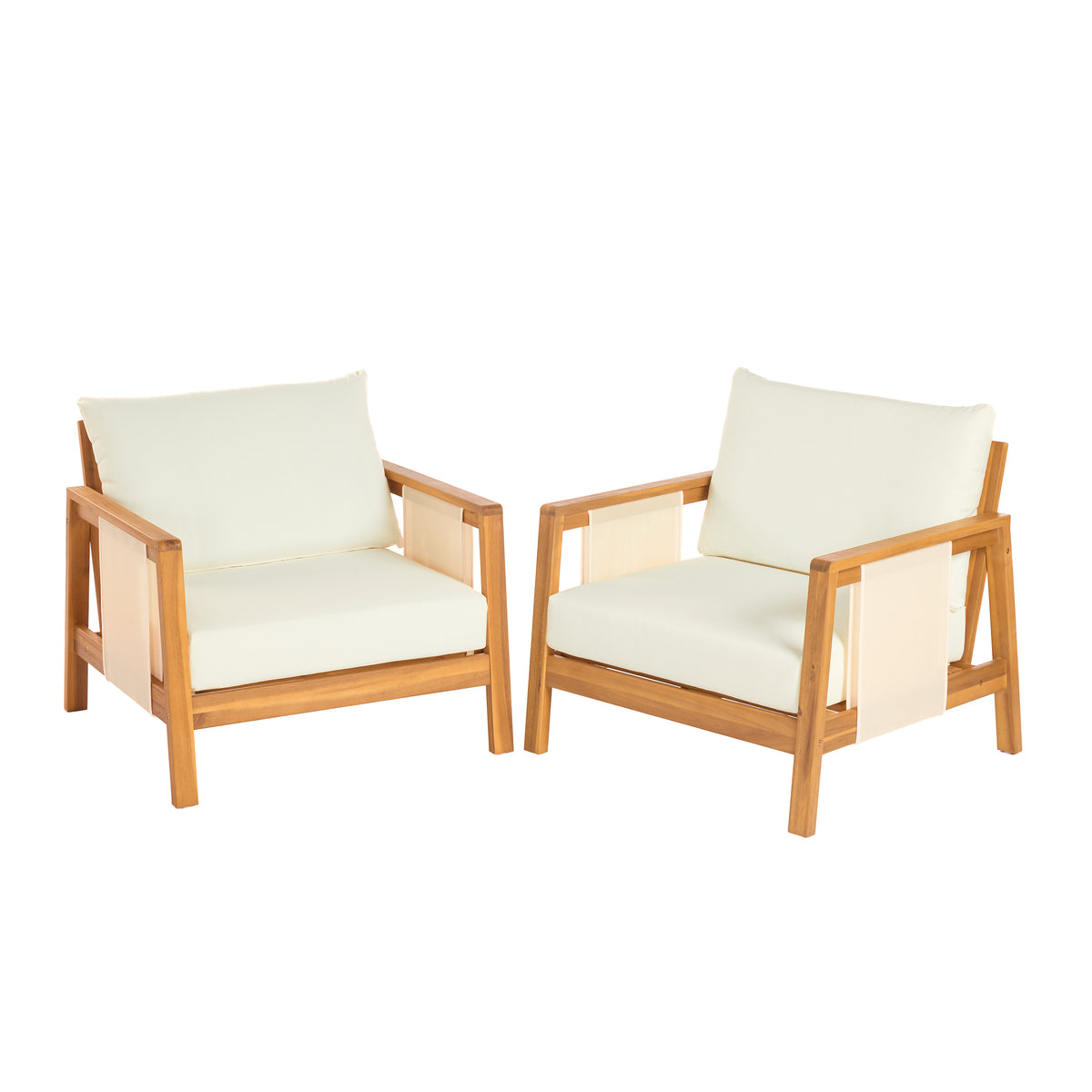 Outdoor Club Chair Set of 2