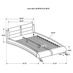 Caledonia - Sleigh Bed With Curved Headboard